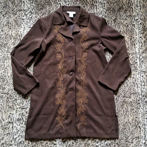 Vintage Embroidered Western Shacket - Picture 1 of 5